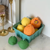Orange Shaped Candle