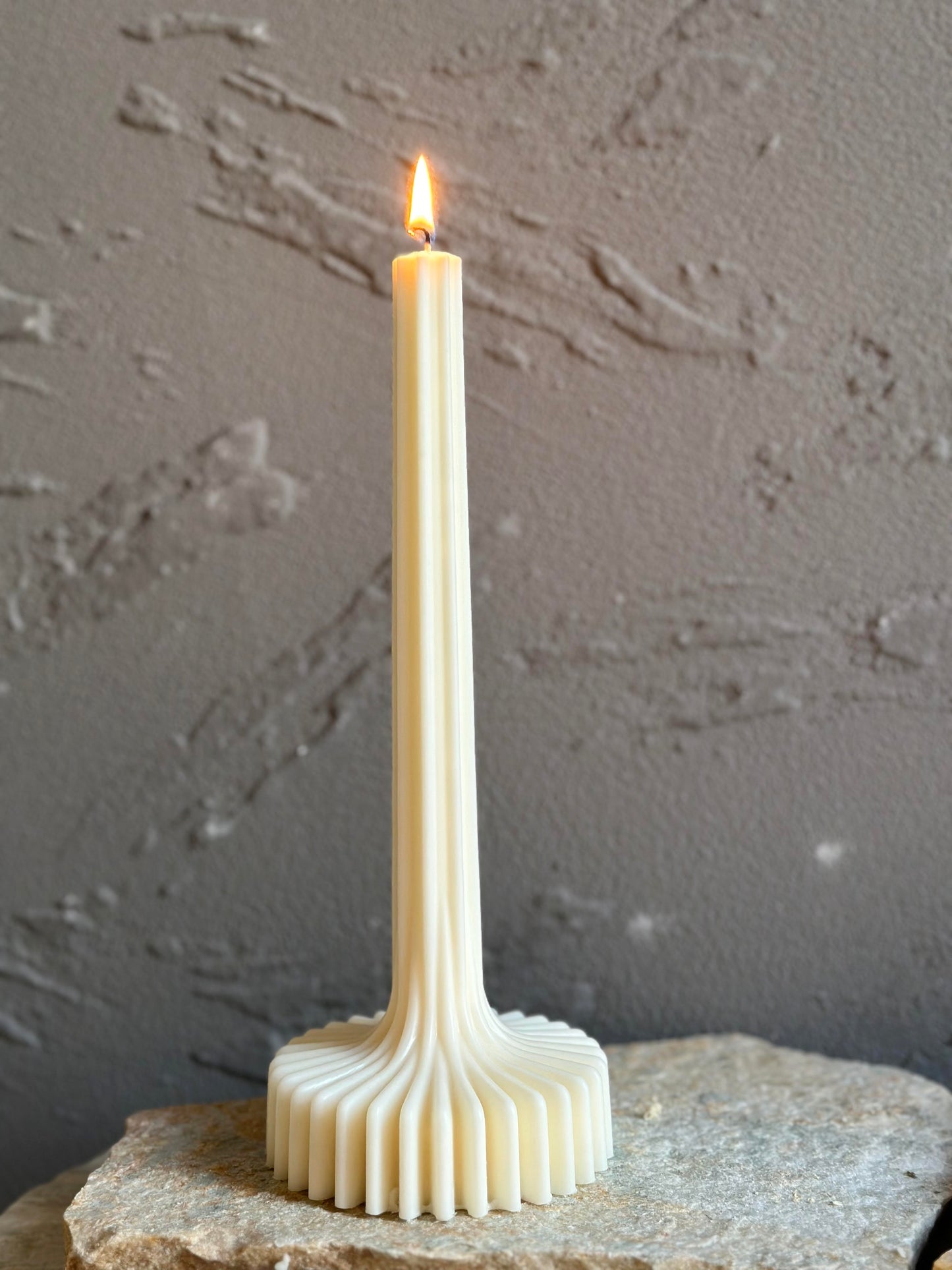 Unique Sculptural Pillar Candle